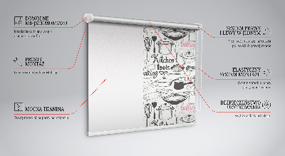Estor opaco para utensilios de cocina