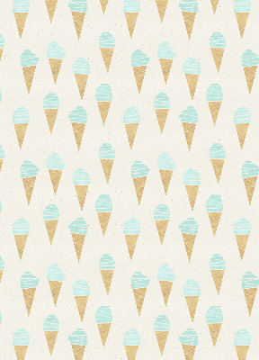 Estor opaco para helado en cono