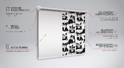 Estor decorativo para perros de tiro