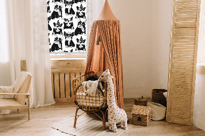 Estor decorativo para perros de tiro