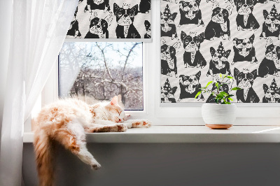 Estor decorativo para perros de tiro