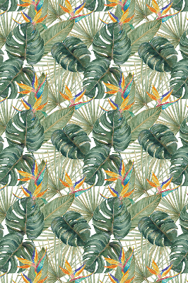 Estor decorativo de plantas tropicales