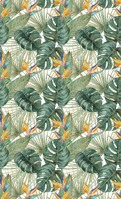 Estor decorativo de plantas tropicales