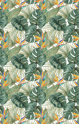 Estor decorativo de plantas tropicales