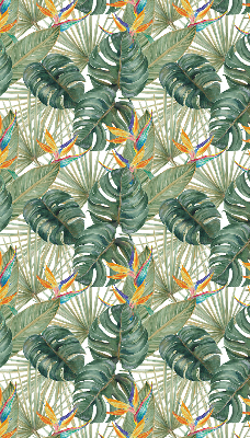Estor decorativo de plantas tropicales