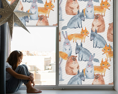 Estor decorativo de animales