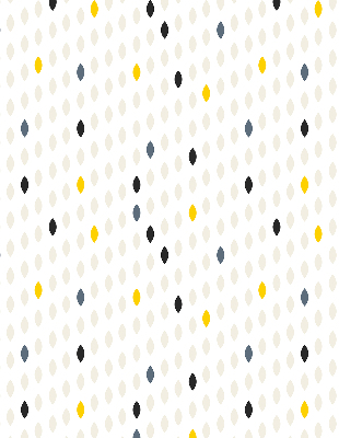 Estor decorativo con diseño de granos de colores