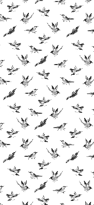 Estor decorativo con pájaros