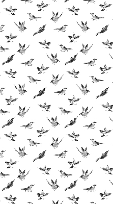Estor decorativo con pájaros