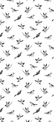 Estor decorativo con pájaros