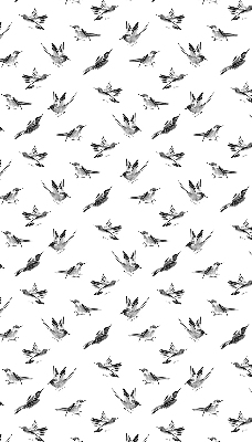 Estor decorativo con pájaros