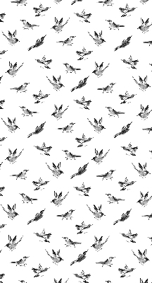 Estor decorativo con pájaros
