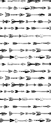 Estor opaco boceto de flechas