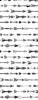 Estor opaco boceto de flechas