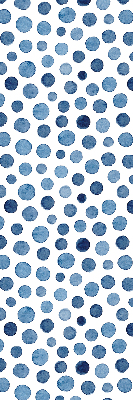 Estor decorativo con puntos azules
