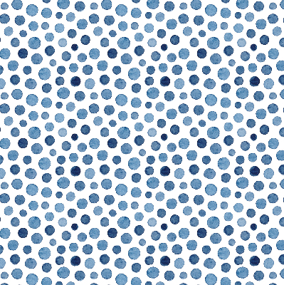 Estor decorativo con puntos azules