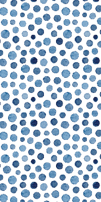 Estor decorativo con puntos azules