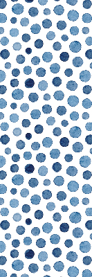 Estor decorativo con puntos azules