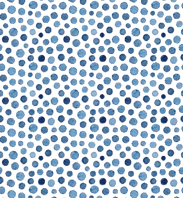 Estor decorativo con puntos azules