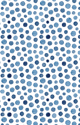 Estor decorativo con puntos azules