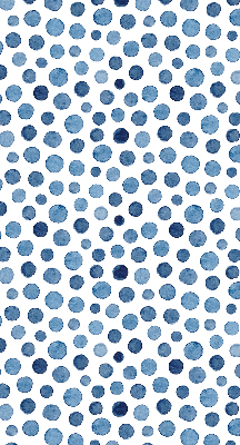 Estor decorativo con puntos azules