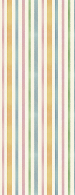 Estor decorativo con rayas verticales de colores