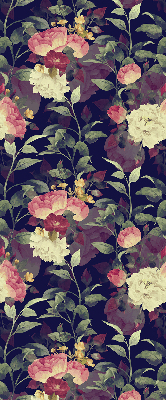 Estor opaco de flores