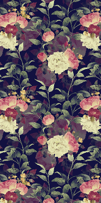 Estor opaco de flores