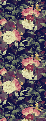 Estor opaco de flores