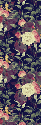Estor opaco de flores