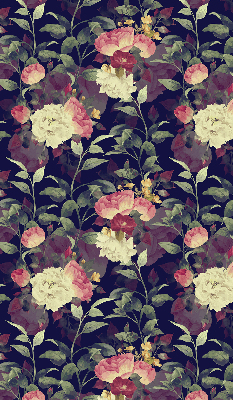 Estor opaco de flores