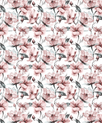 Estor opaco con flores rosas