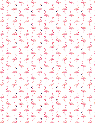 Estor decorativo flamencos