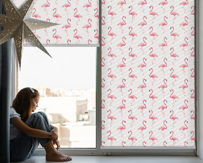 Estor decorativo flamencos