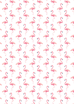 Estor decorativo flamencos