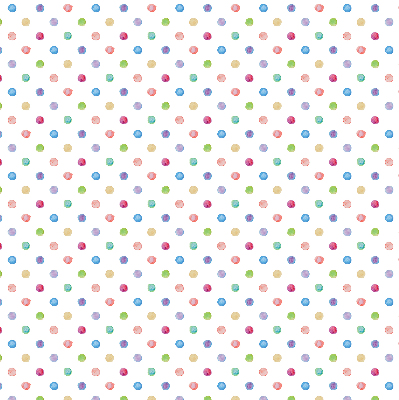 Estor decorativo con puntos de colores