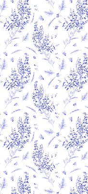 Estor opaco en color plantas moradas