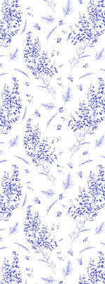 Estor opaco en color plantas moradas