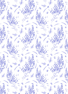 Estor opaco en color plantas moradas