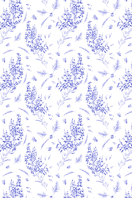 Estor opaco en color plantas moradas