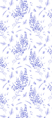 Estor opaco en color plantas moradas