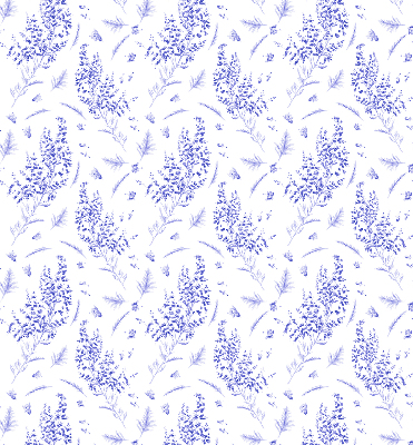 Estor opaco en color plantas moradas