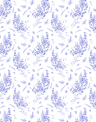 Estor opaco en color plantas moradas