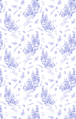 Estor opaco en color plantas moradas