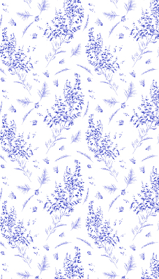 Estor opaco en color plantas moradas