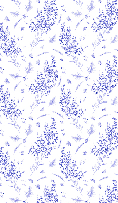 Estor opaco en color plantas moradas