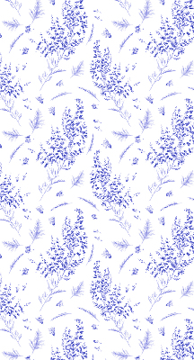 Estor opaco en color plantas moradas