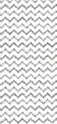 Estor enrollable de tela con zigzags horizontales grises