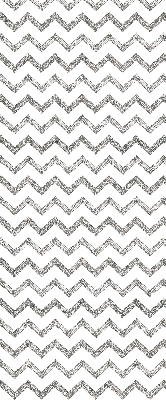 Estor enrollable de tela con zigzags horizontales grises