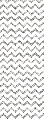 Estor enrollable de tela con zigzags horizontales grises